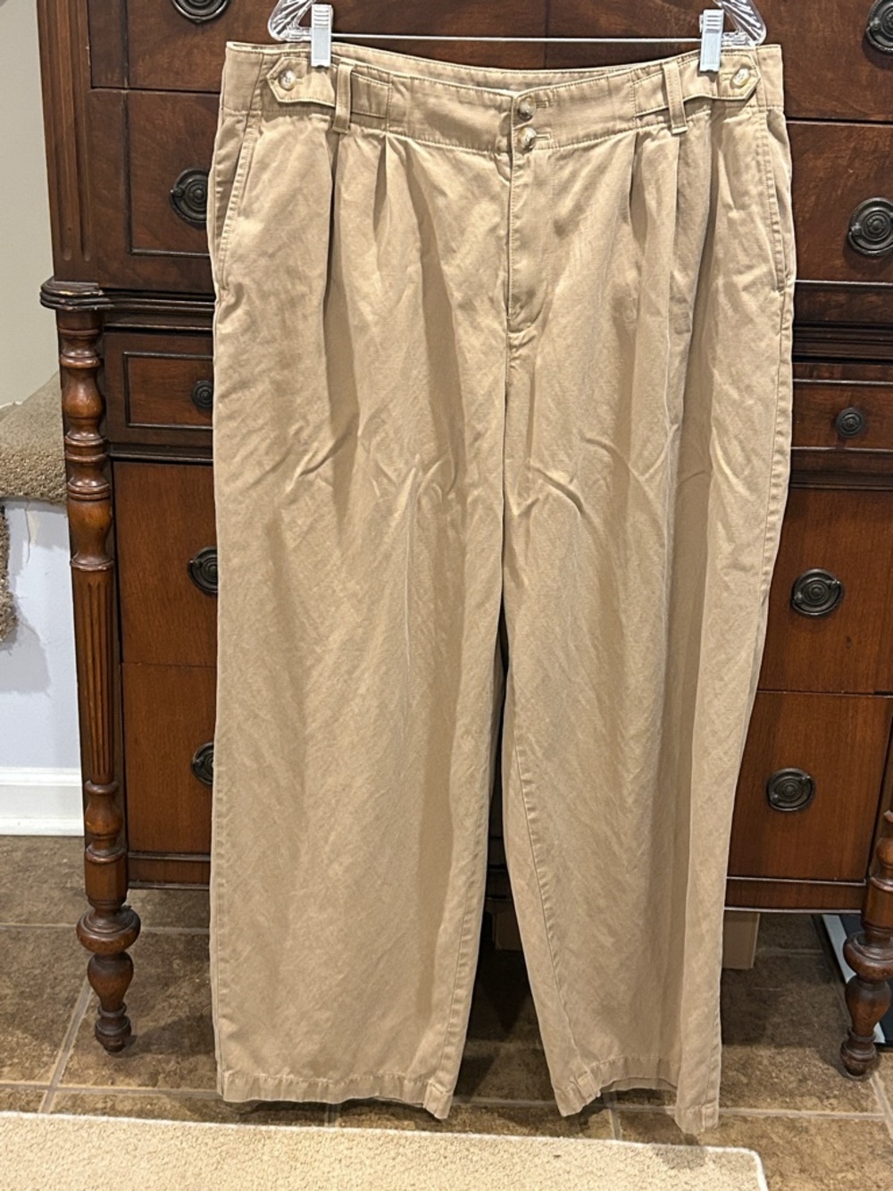 Madewell The Harlow Wide-Leg Pant in Tan Women’s 16w - Picture 2 of 14